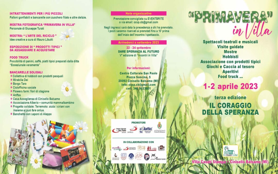 Primavera in Villa!