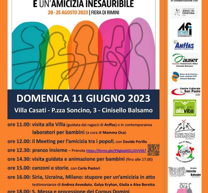 L’esistenza umana è un’amicizia inesauribile