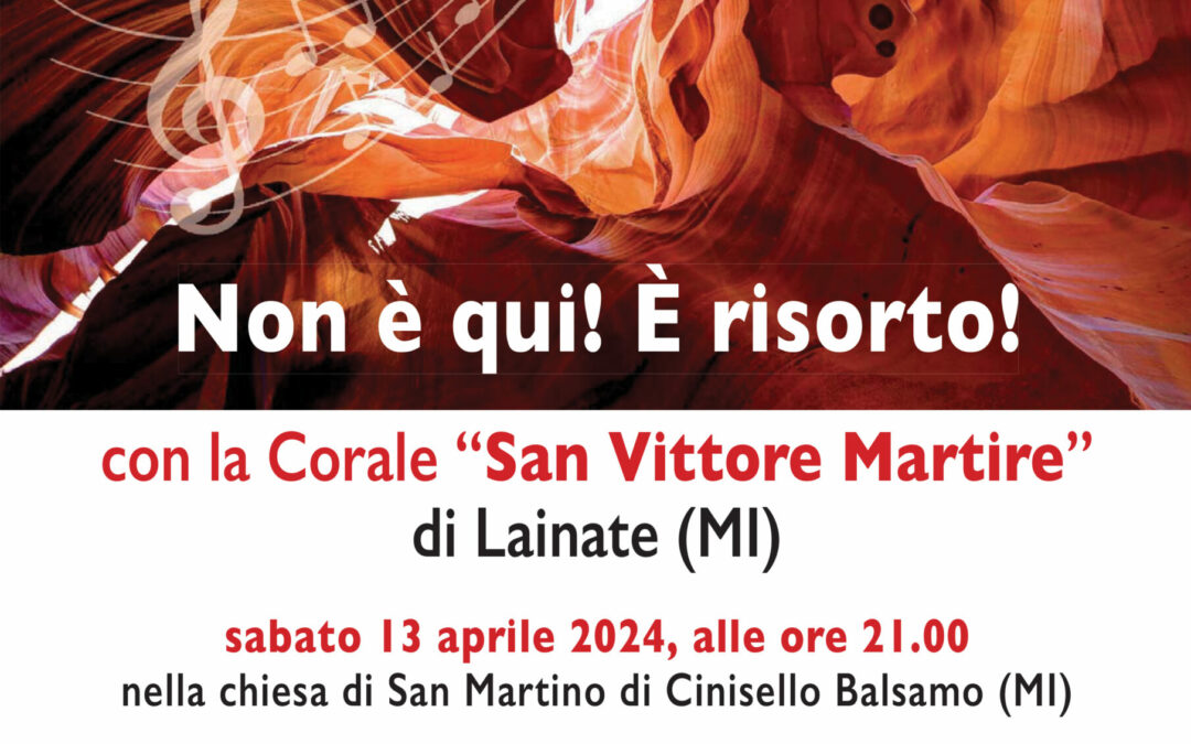 Non è qui! È risorto!