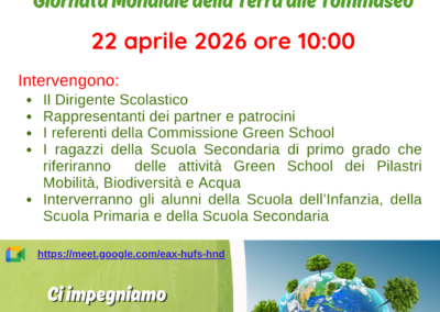 Earth Day 2026 a scuola: le iniziative green dell’Istituto Comprensivo Nicolò Tommaseo