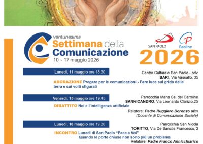 Settimana della comunicazione 2026